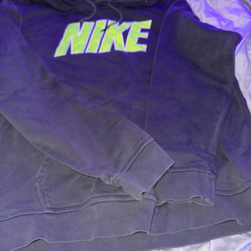 Nike Black and Gray Hoodie